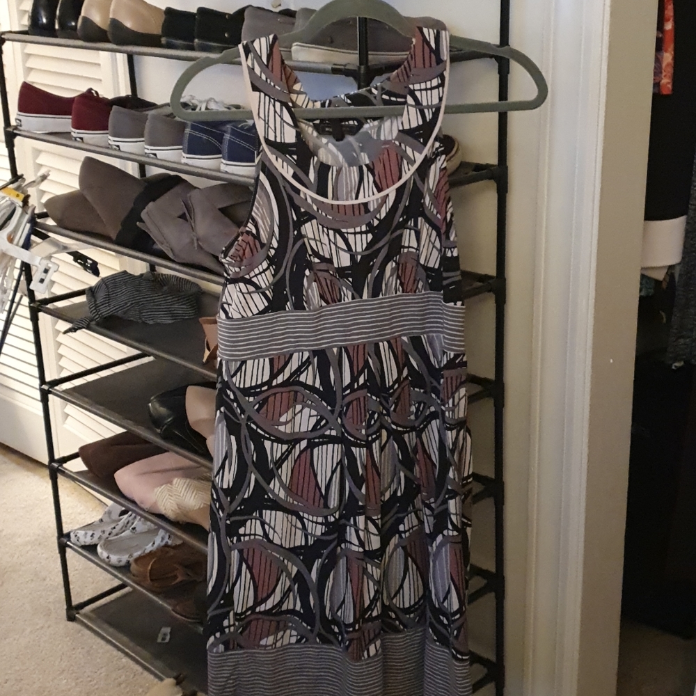 Womens Size M Strap Sleeve Short Dress